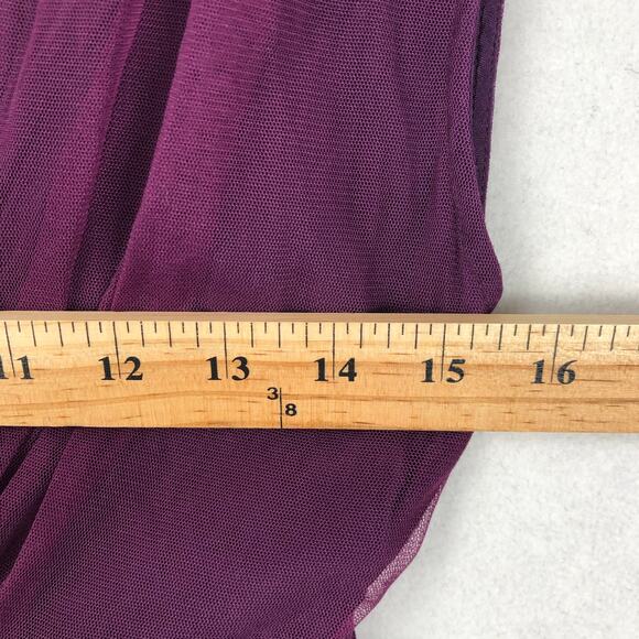 Anthropologie Moulinette Soeurs Tickled Plum Tulle Dress Women’s SZ 8 EUC - Picture 13 of 16